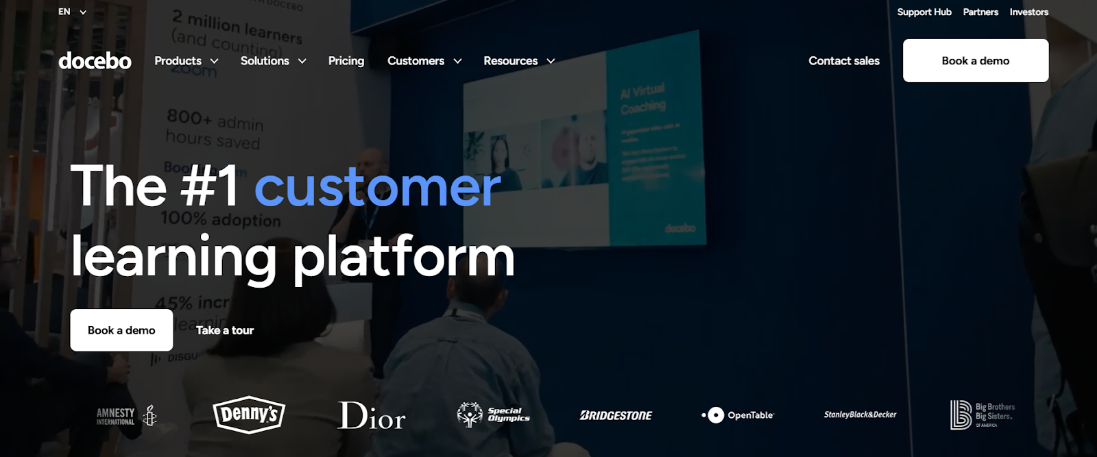 Docebo is a smart, cloud-based LMS built around automation and personalization