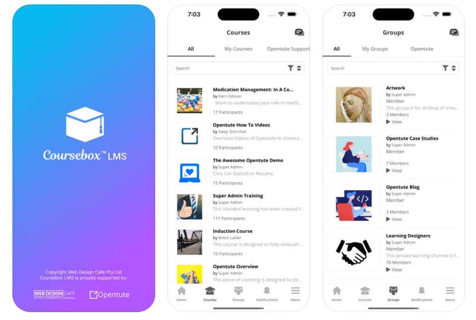 Coursebox AI (Best Free Corporate LMS App)