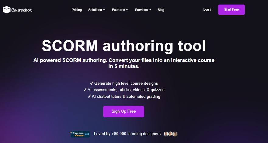 SCORM authoring tool
