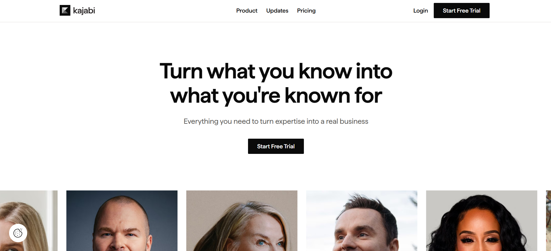 Kajabi homepage