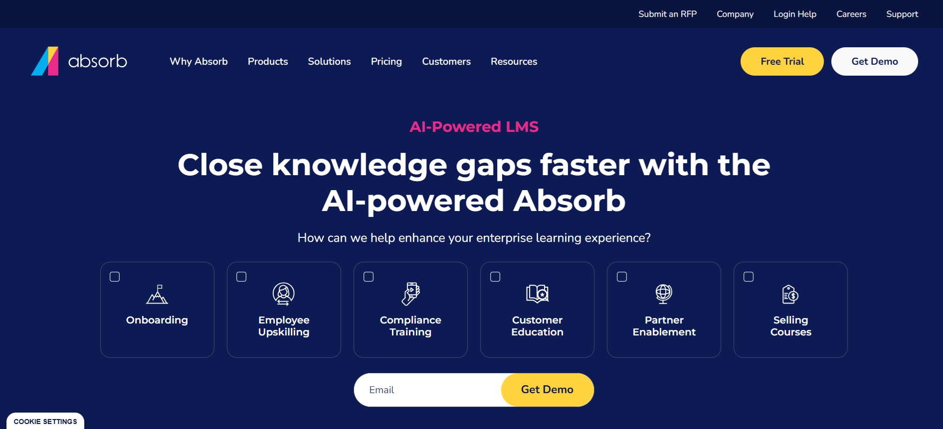 Close knowledge gaps faster with the AI-powered absorb