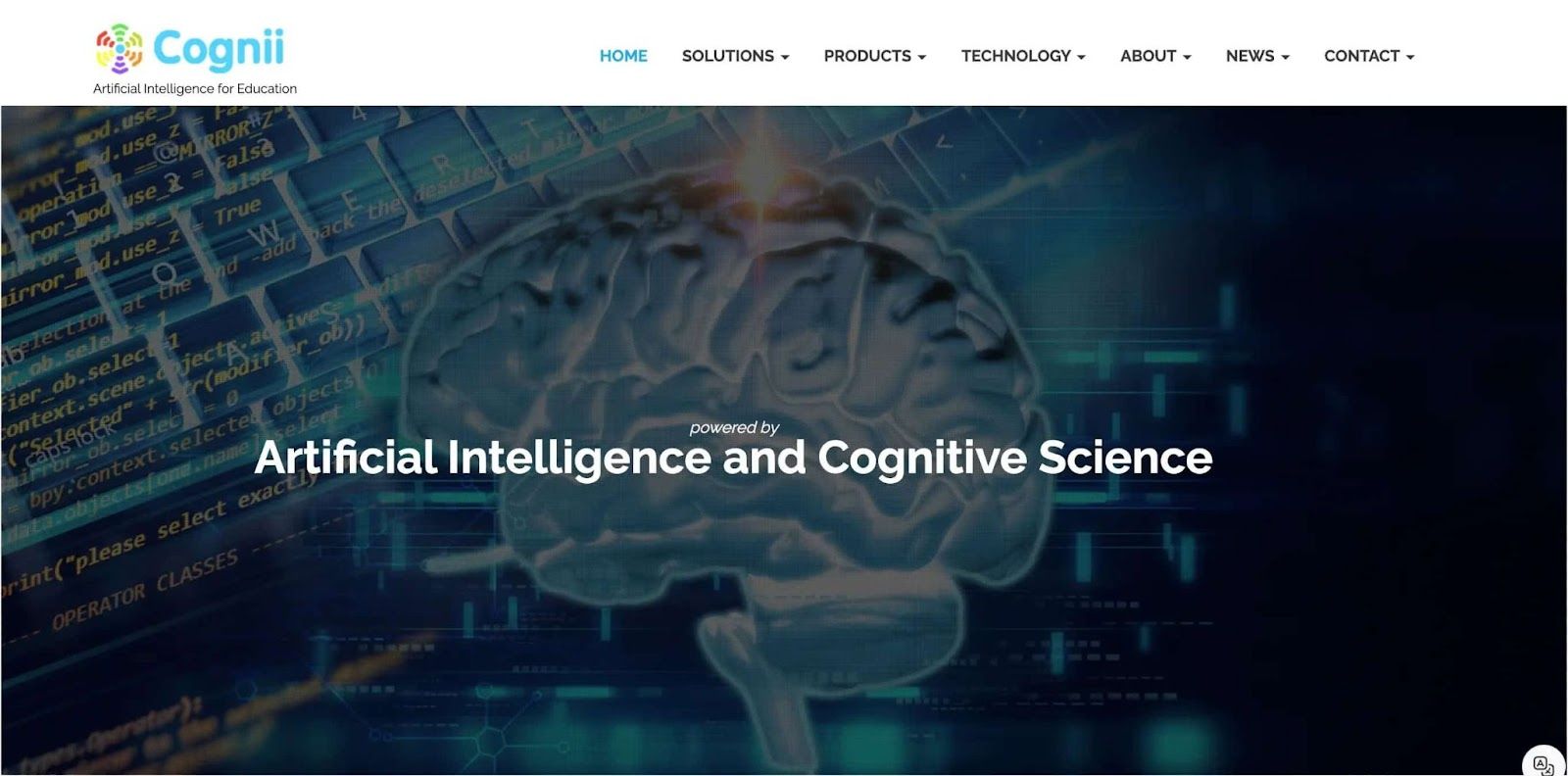 Cognii homepage