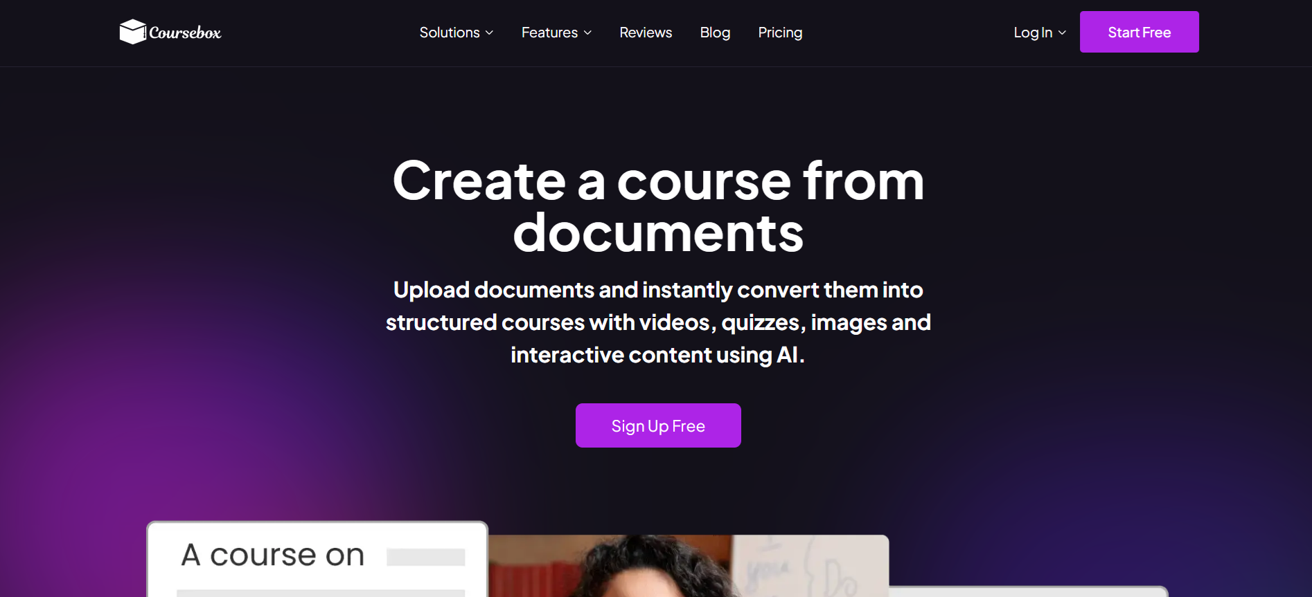 Coursebox AI (Best AI Tool to Export Course to PDF Overall)