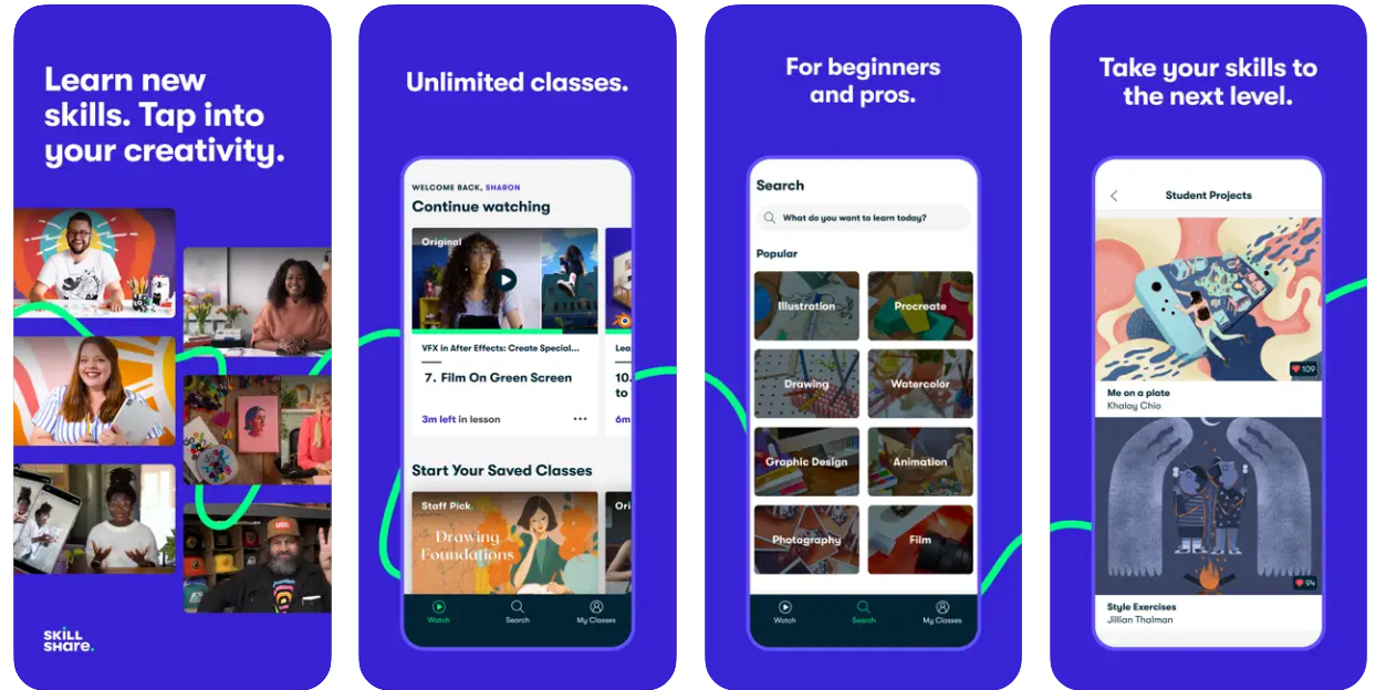 SkillShare (Best Skill-Development App)