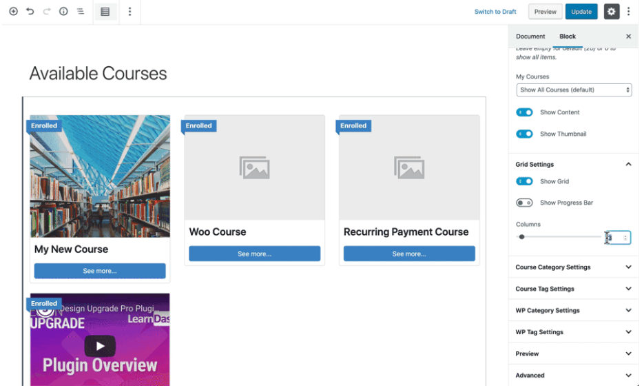 LearnDash UI