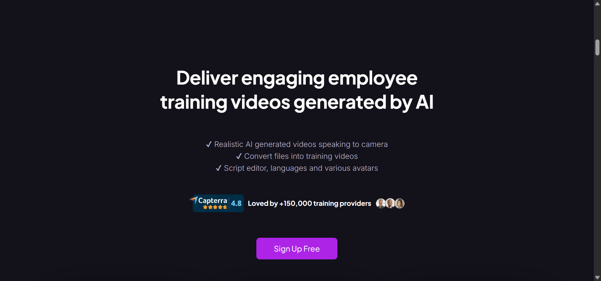 AI Training Video Generator by Coursebox