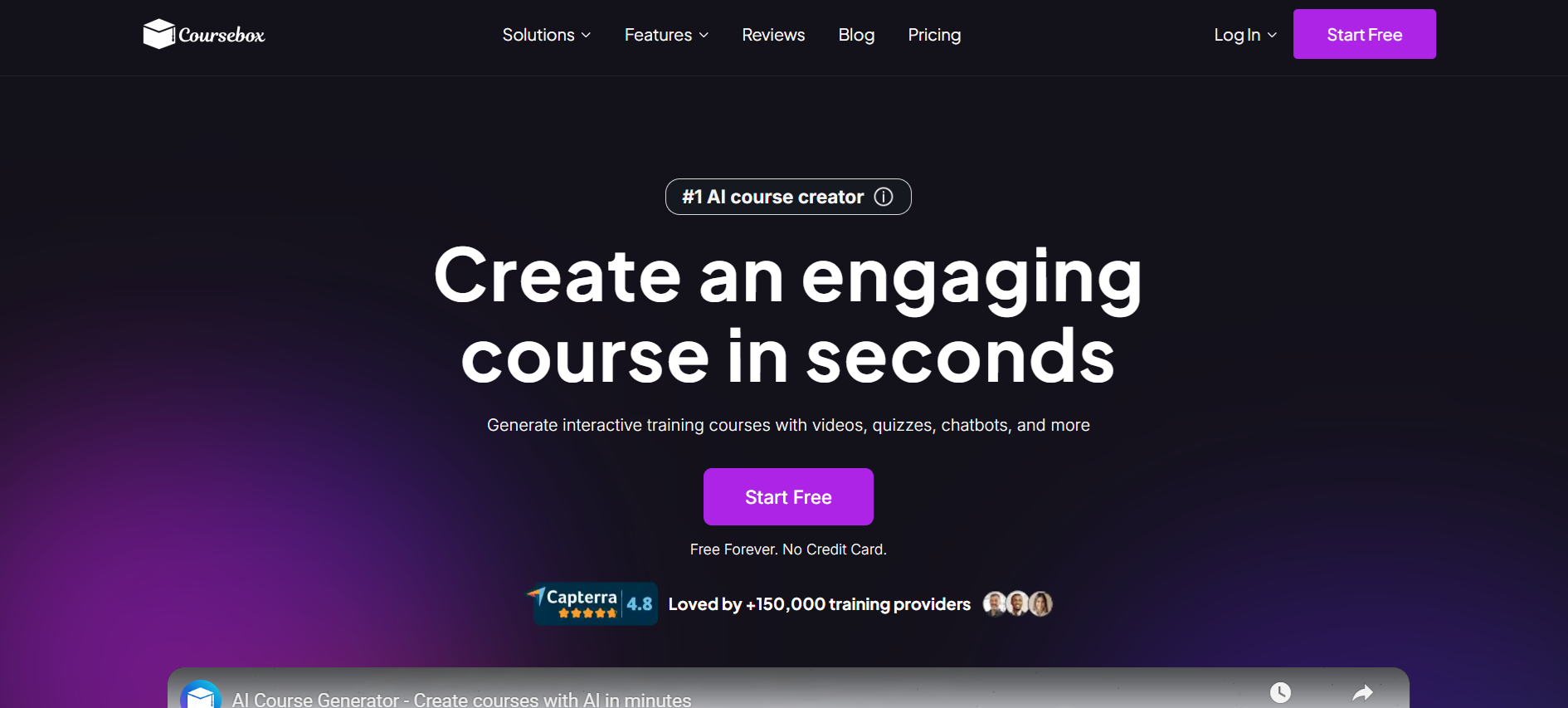 Create an engaging course in seconds