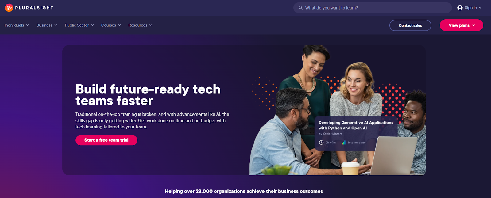 Build future ready tech teams faster