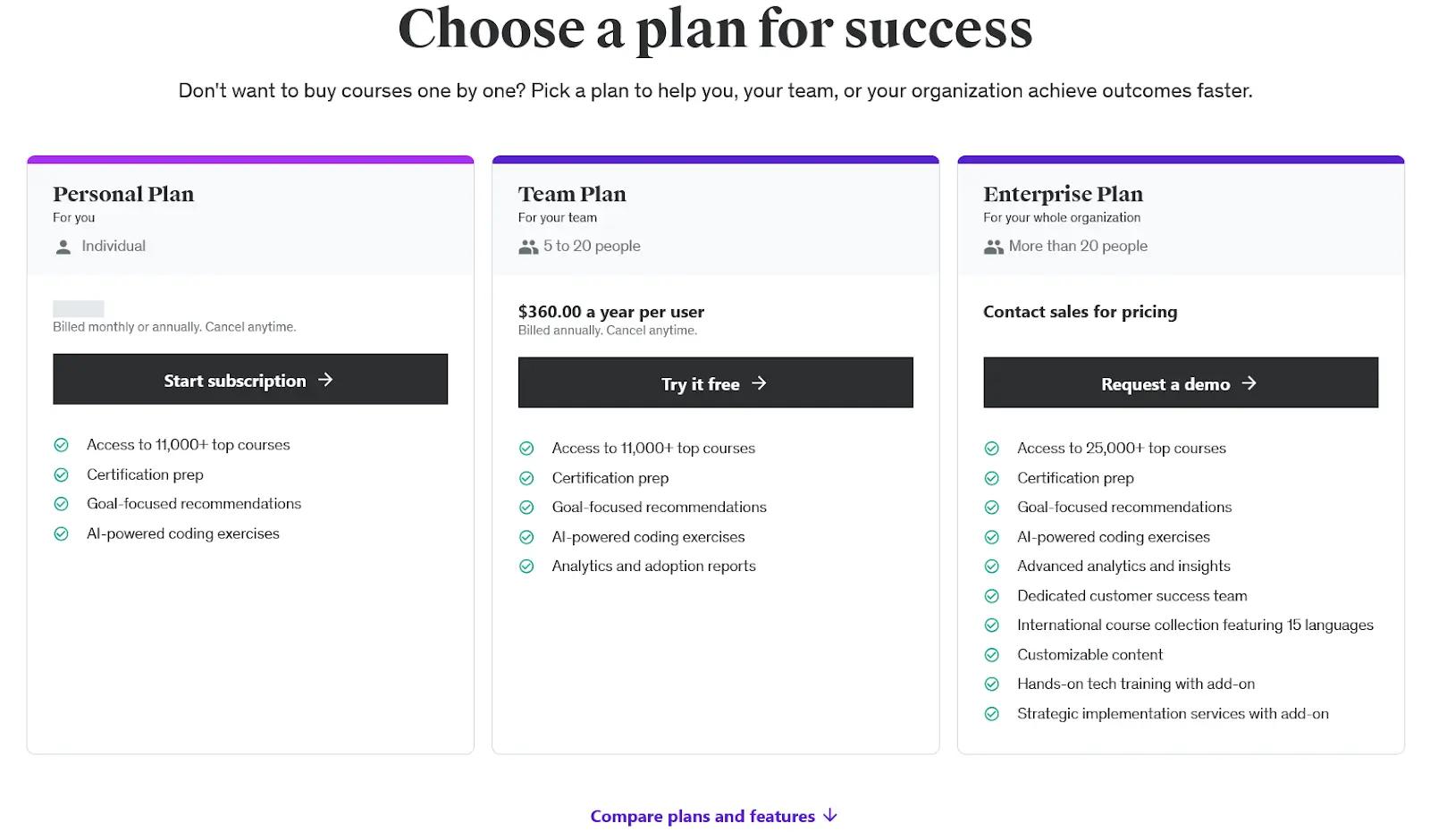 udemy homepage