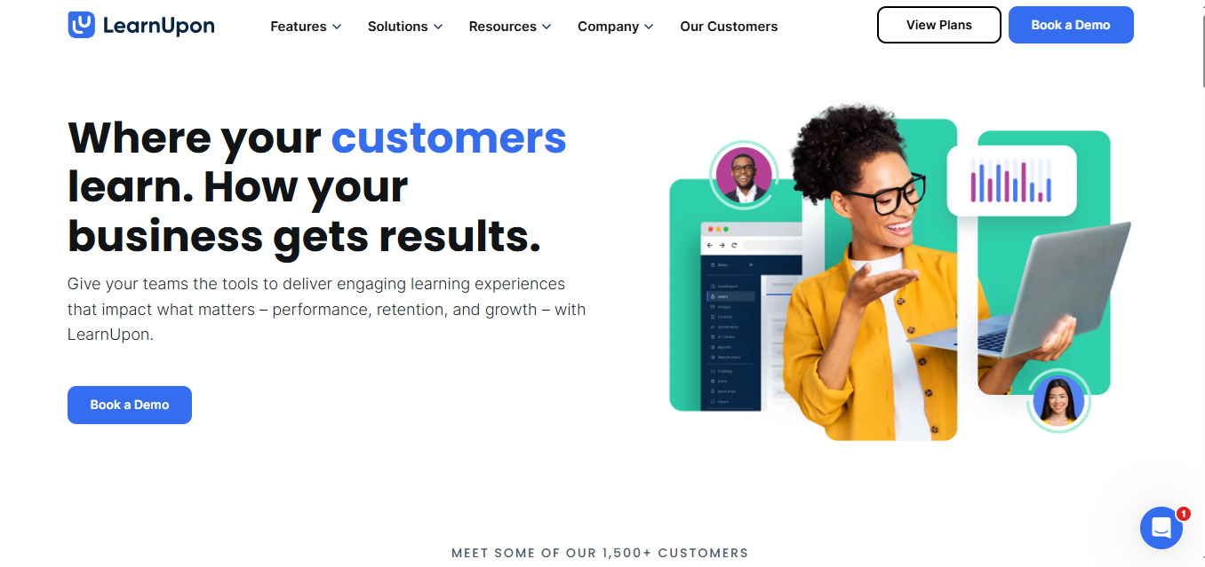 LearnUpon how your business gets results