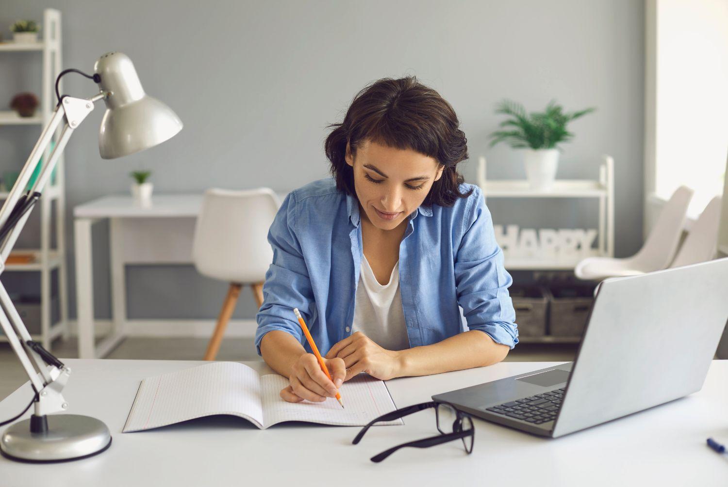 Woman Learning Online