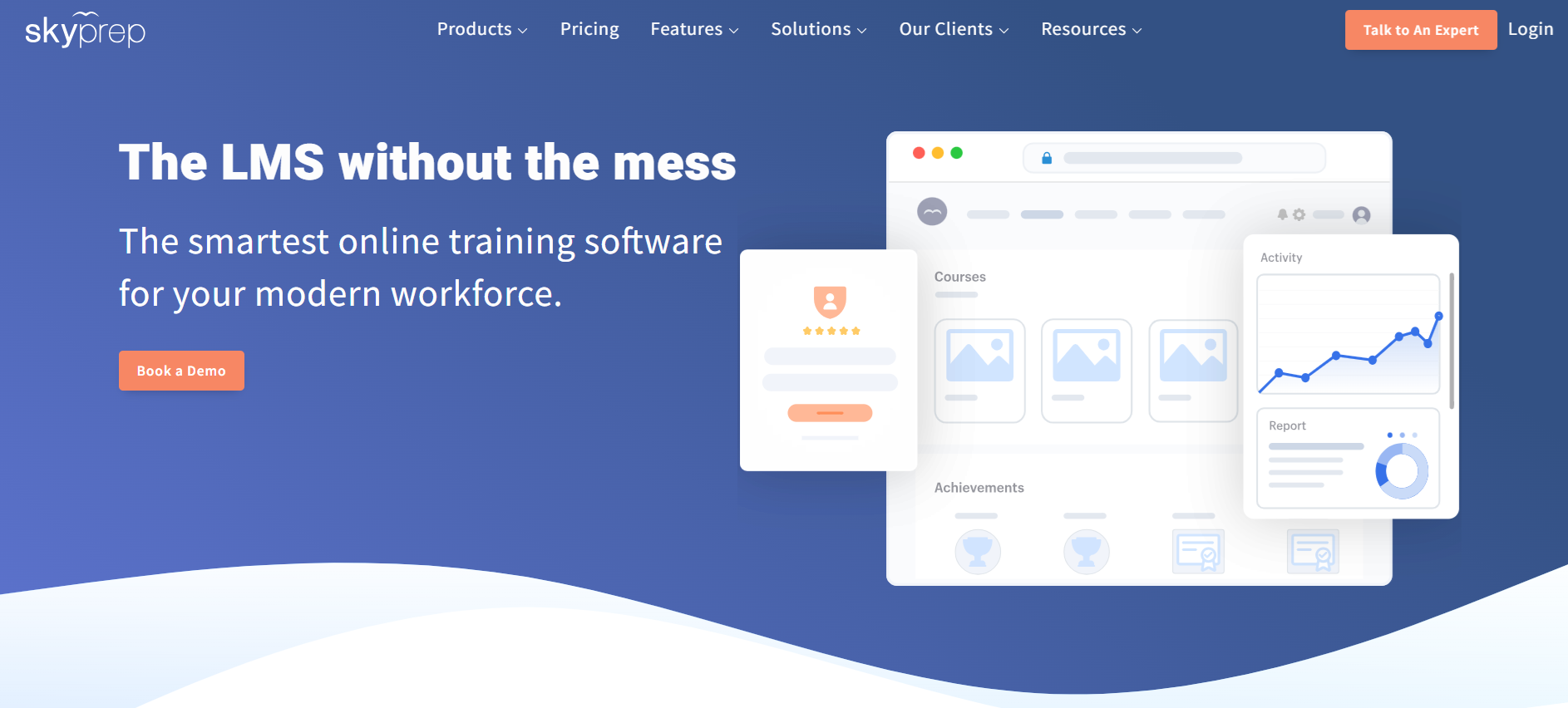 SkyPrep home page