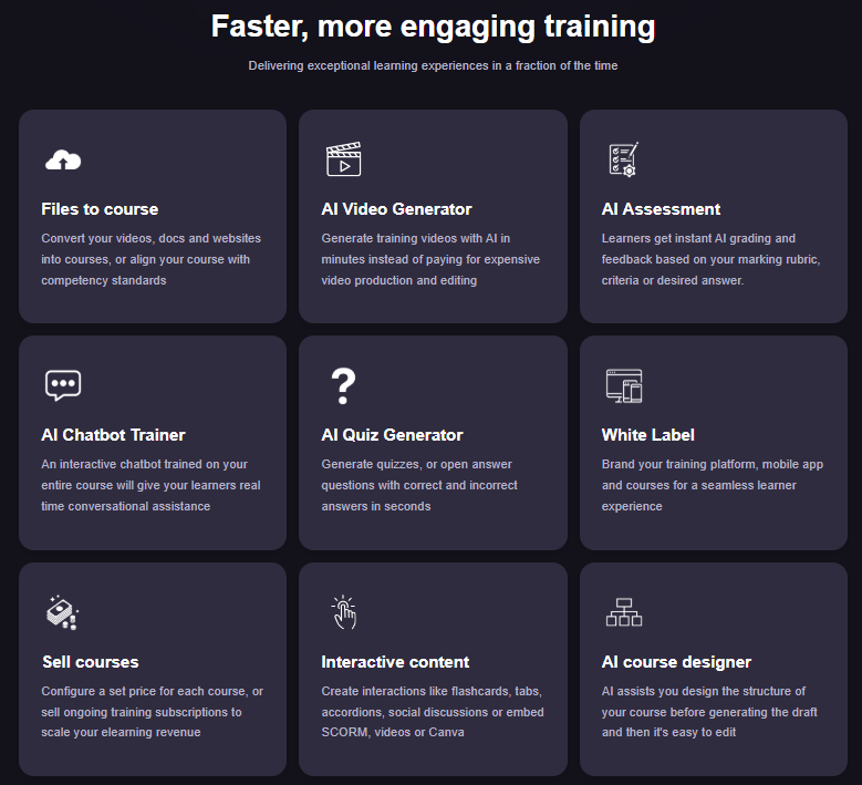 Faster, more engaging training