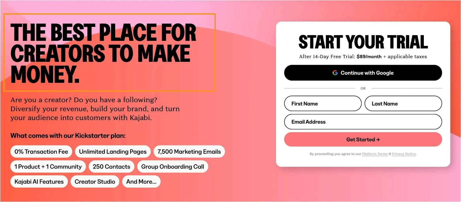 The best place for creators to make money