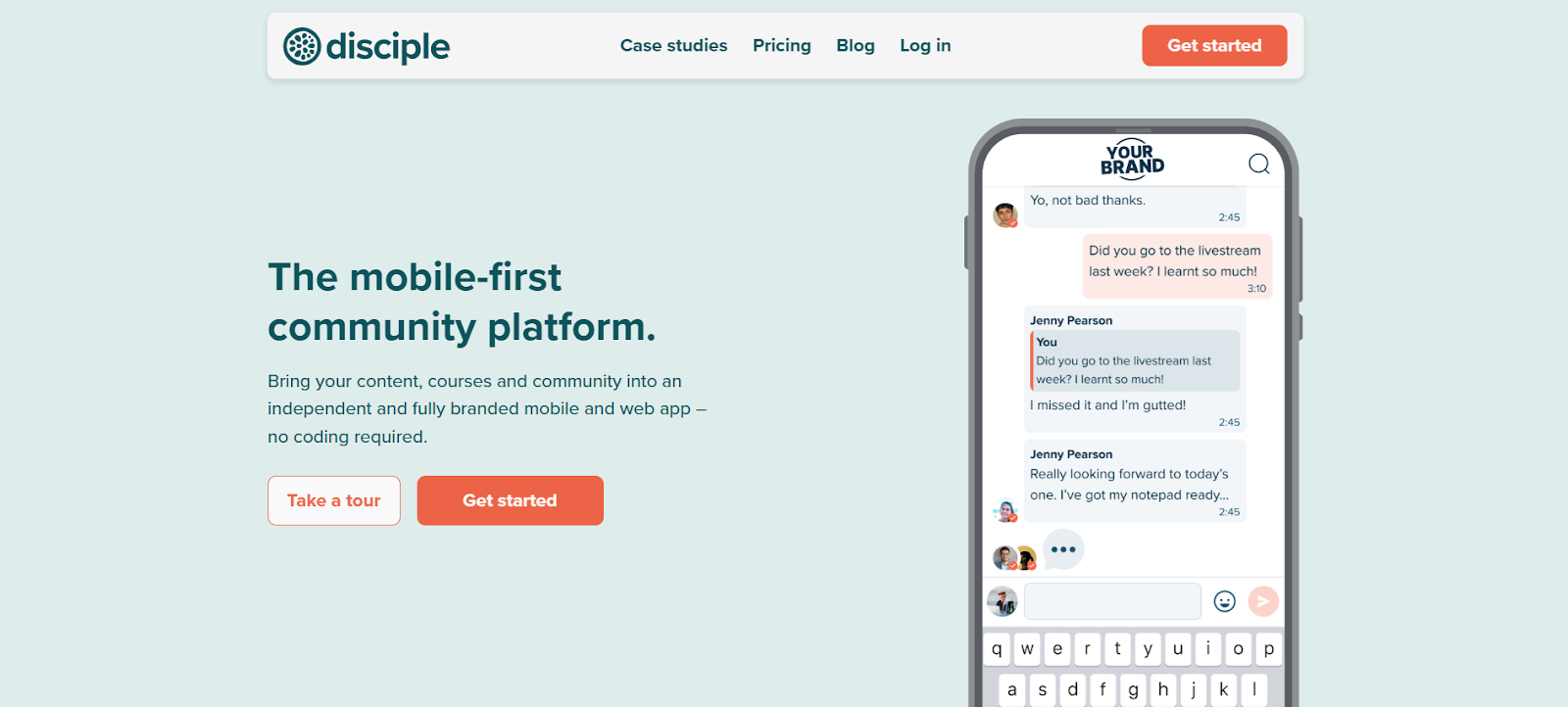 The mobile first community platform
