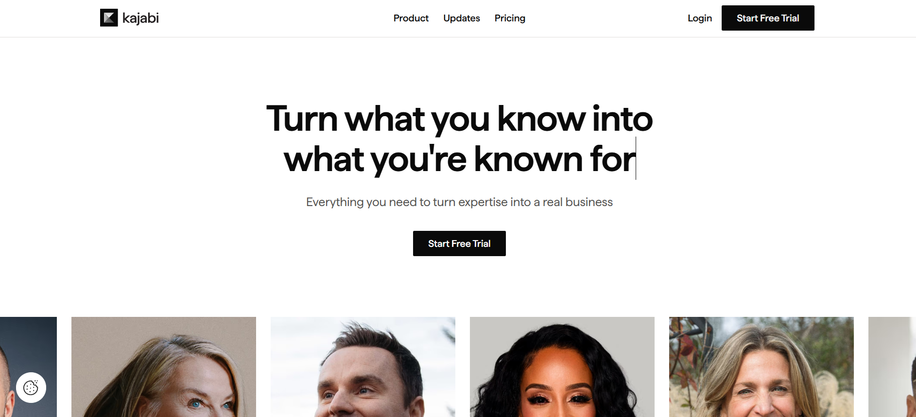 Kajabi homepage