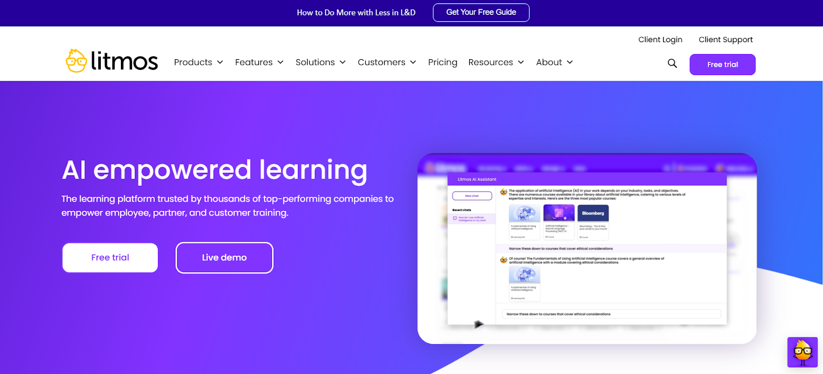 SAP Litmos AI empowered learning