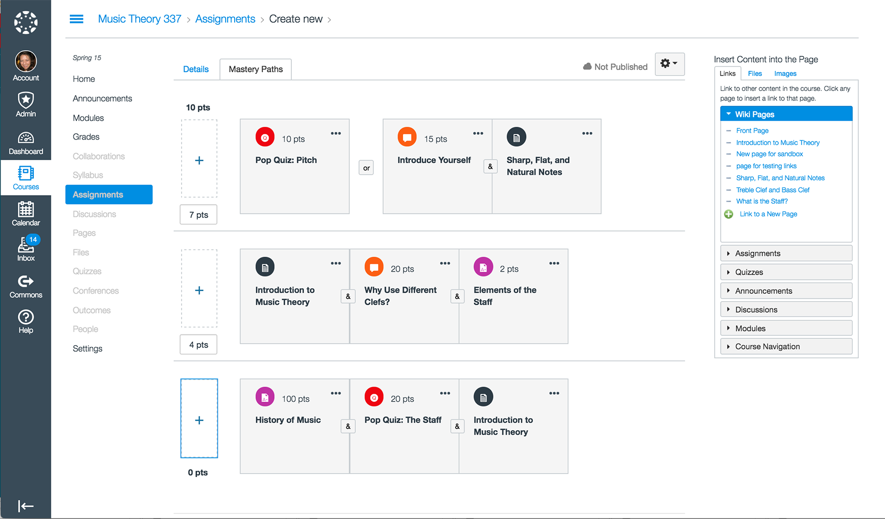 Canvas Customization