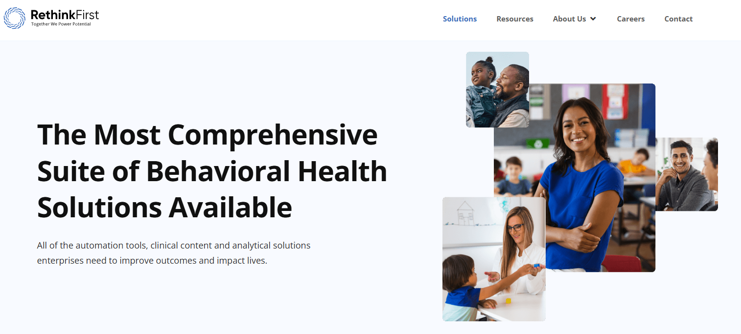 The most comprehensive suite of behavioral health solutions available