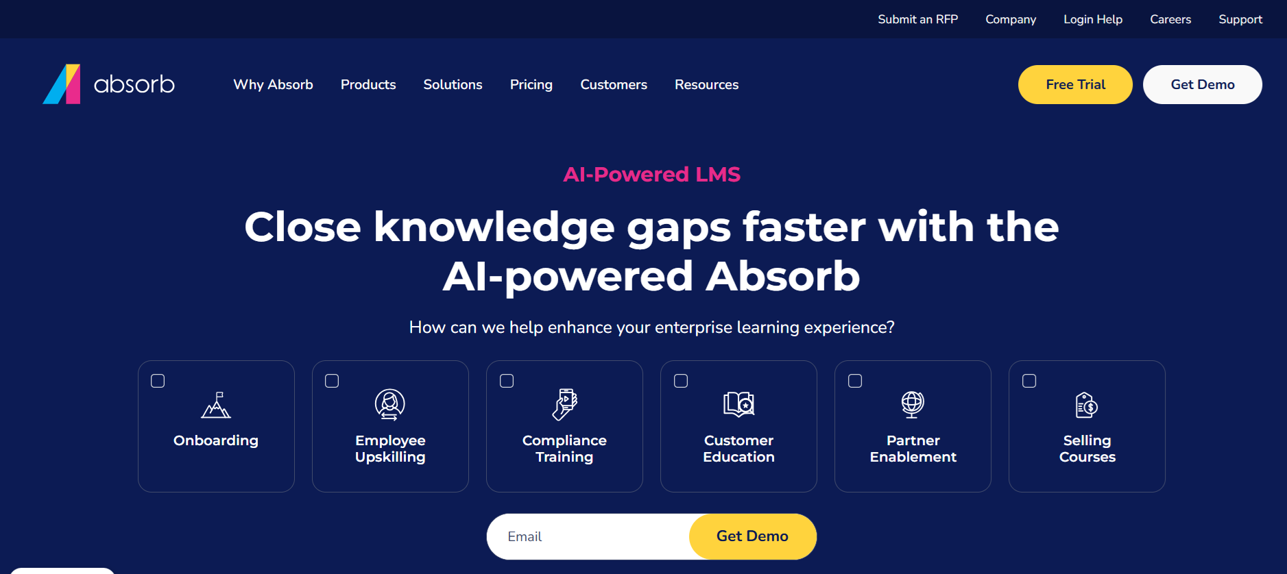 Close knowledge gaps faster with the AI-powered absorb