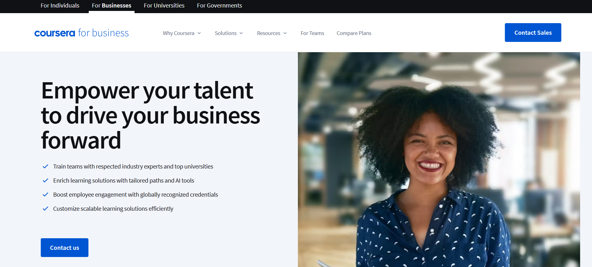 Coursera Online Learning Platform for Students and Businesses