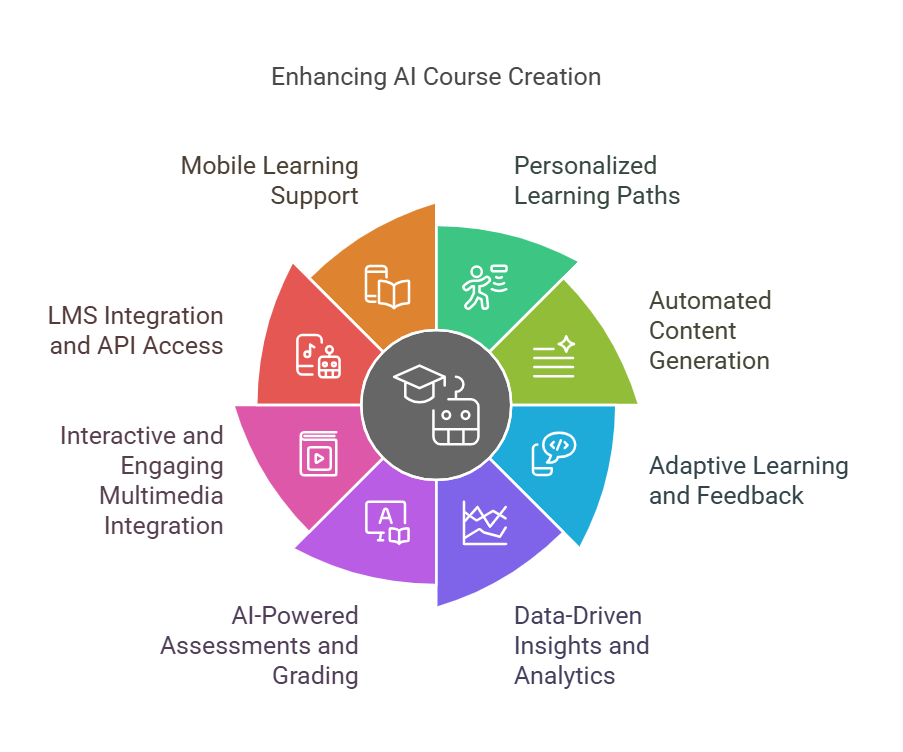 Enhancing AI course creation