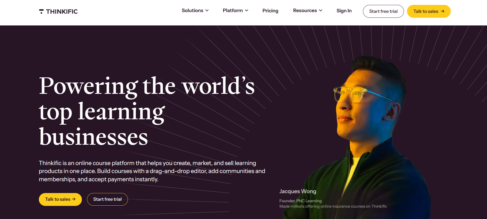 Thinkfic powering the world's top learning businesses
