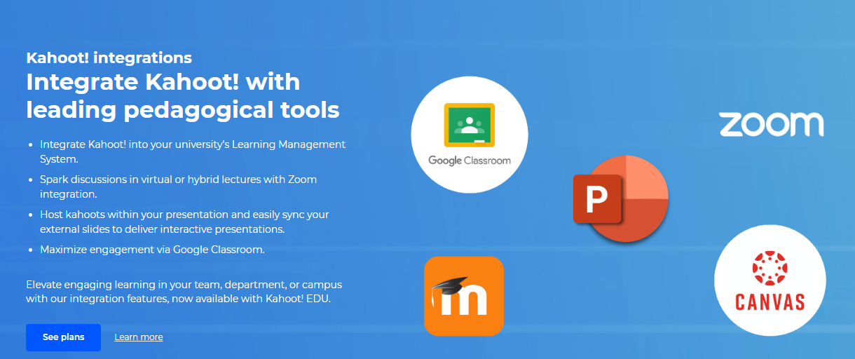 Kahoot integrations