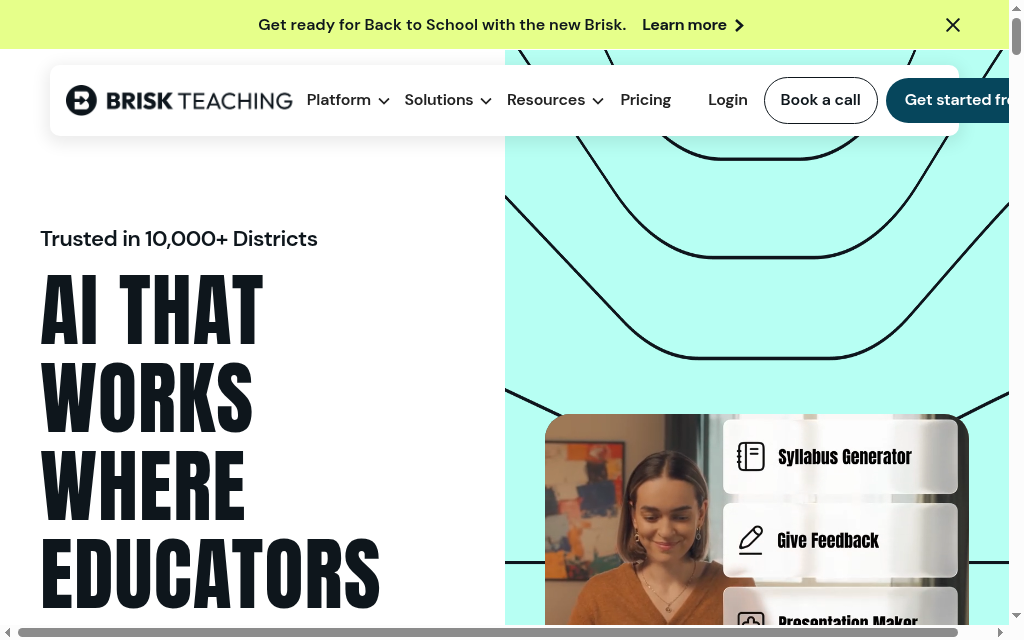 Brisk Teaching homepage