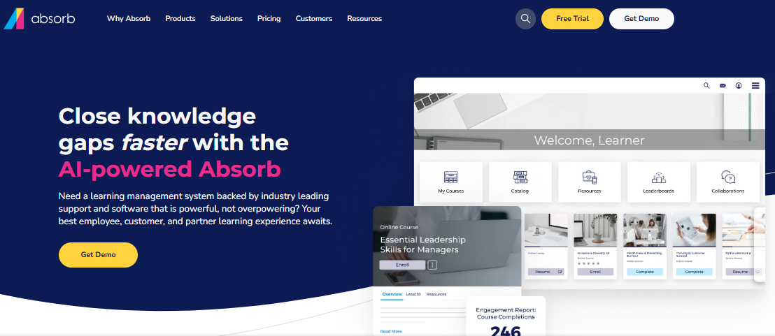 Close Knowledge Gaps Faster With The AI-Powered Absorb