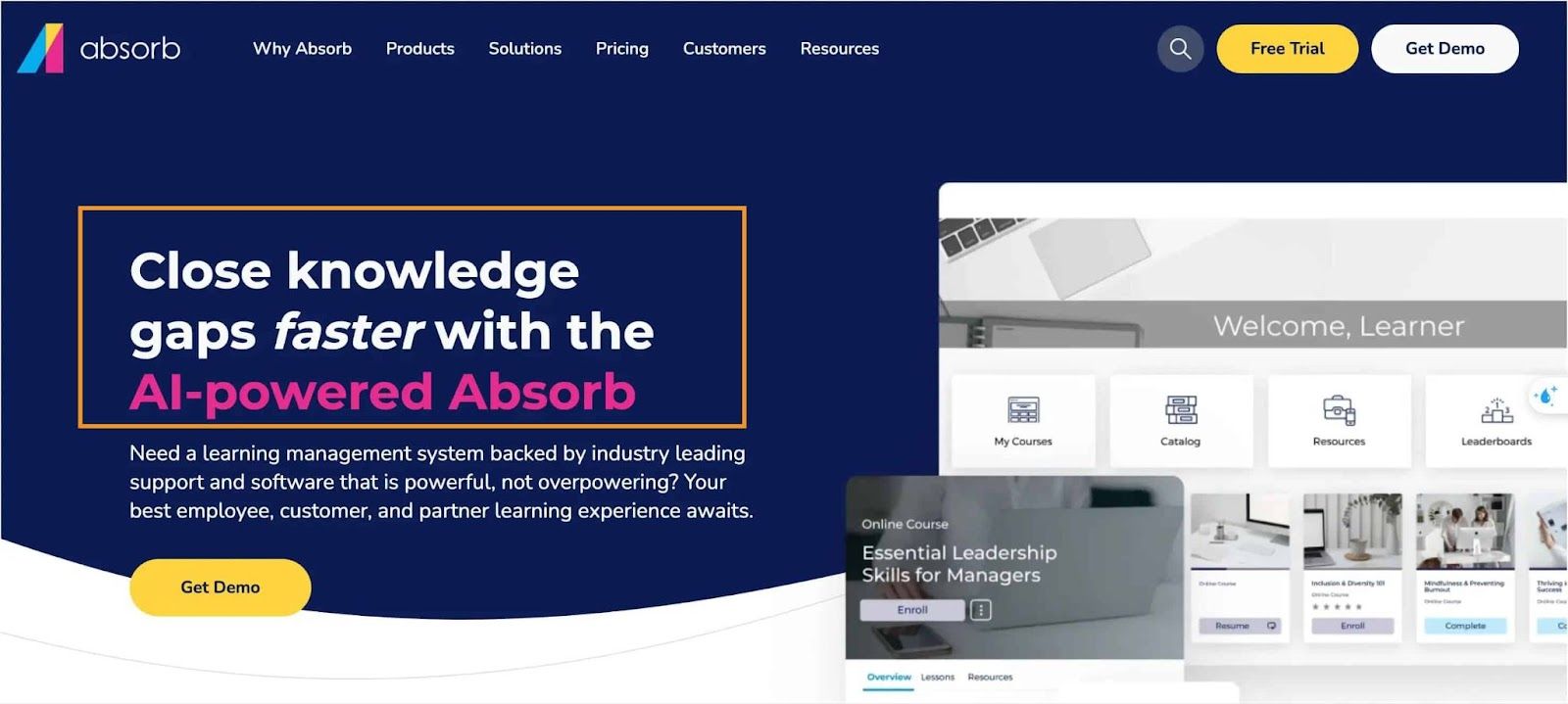 Close Knowledge Gaps Faster With The AI-Powered Absorb