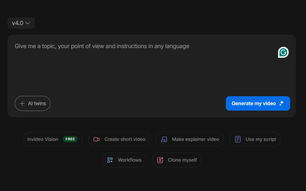 InVideo Video Generator