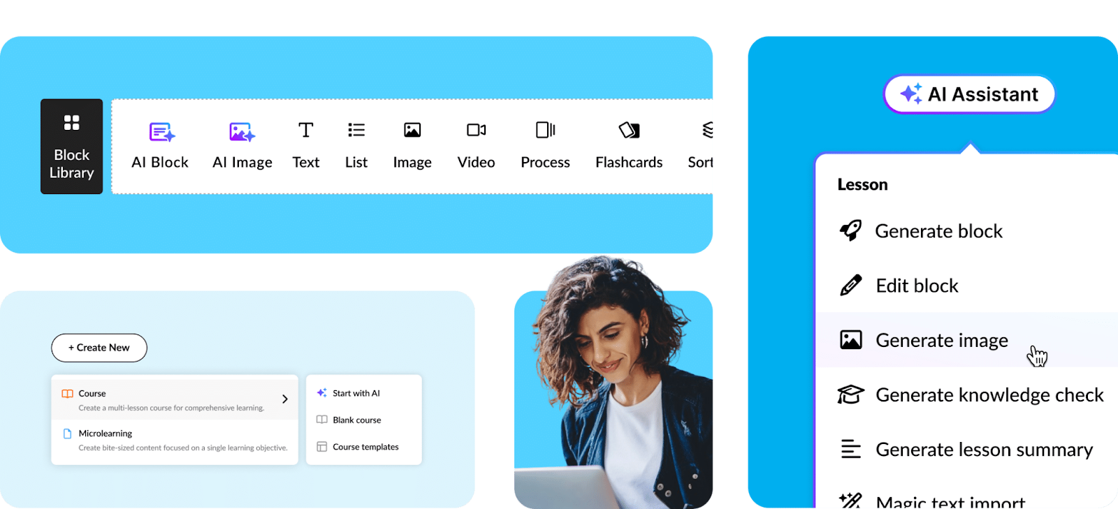 Course Content Generation and Editing