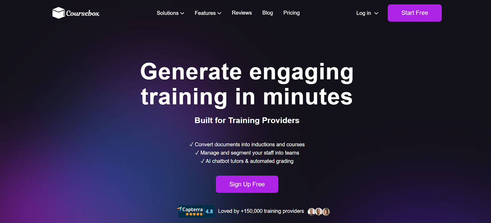 Generate engaging training in minutes