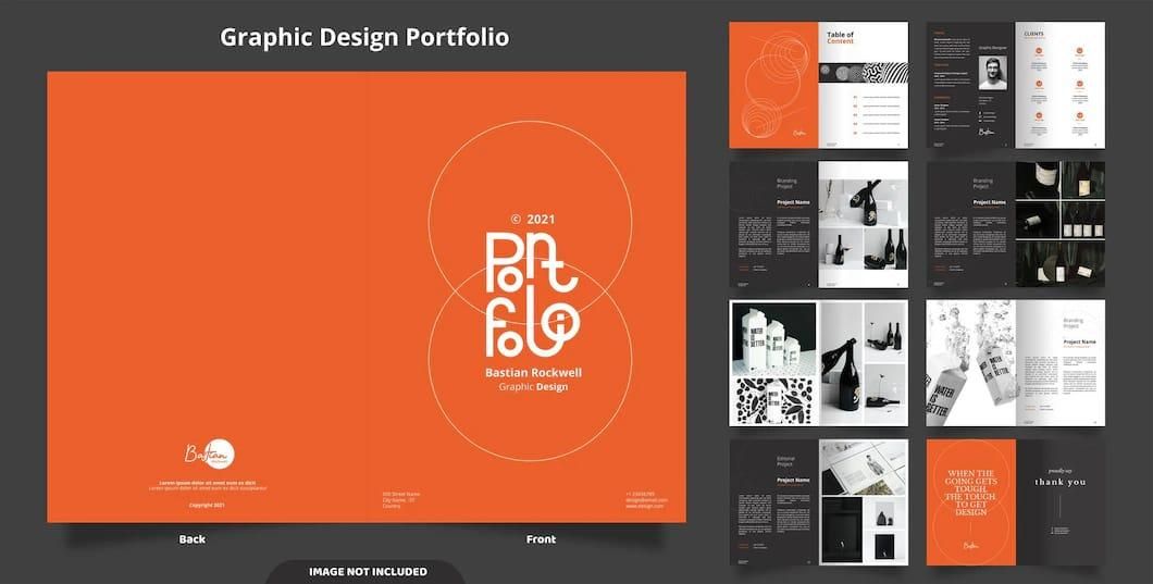Minimalist portfolio design