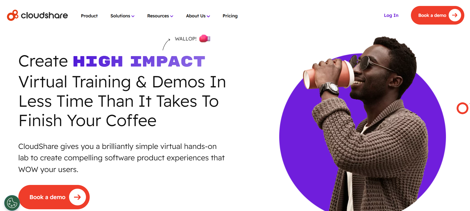 CloudShare home page