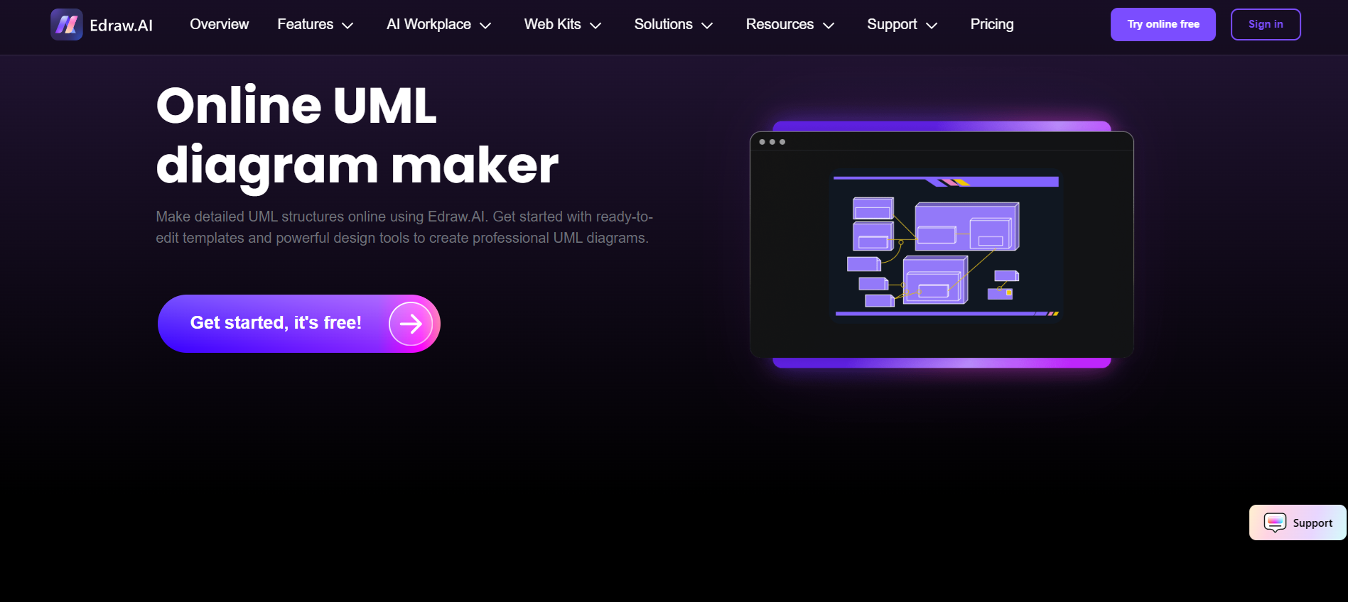Edraw.ai homepage