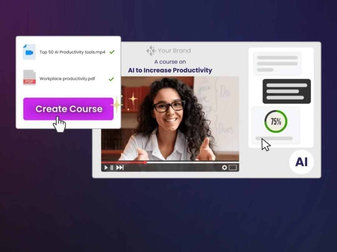 An image showing the use of Coursebox for creating courses