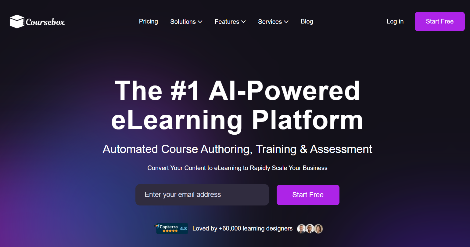 Coursebox AI for multilingual elearning development