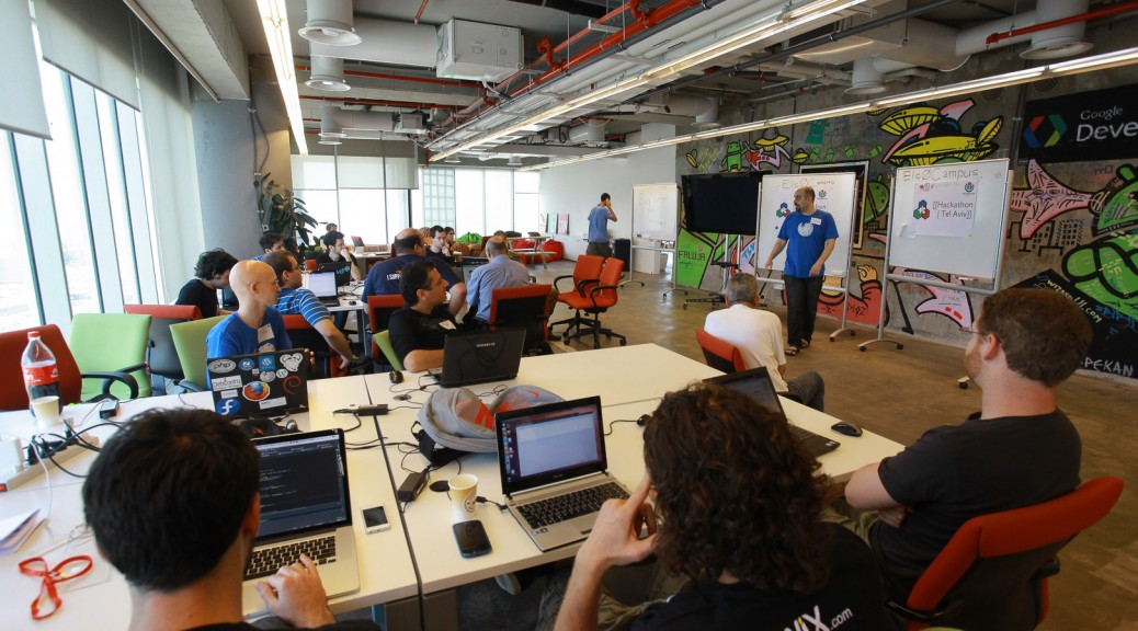 Hackathons Are Competitive Events Where Teams Work Together
