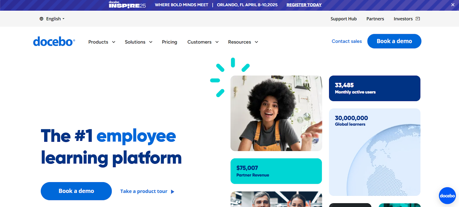 Docebo (Best for AI-Powered Personalized Learning)