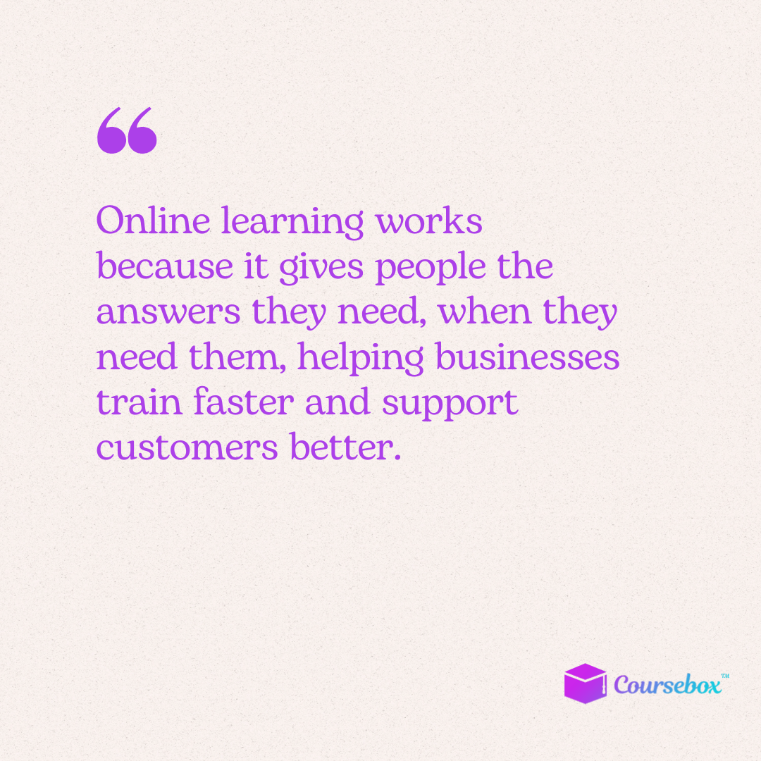 Is Online Learning Effective