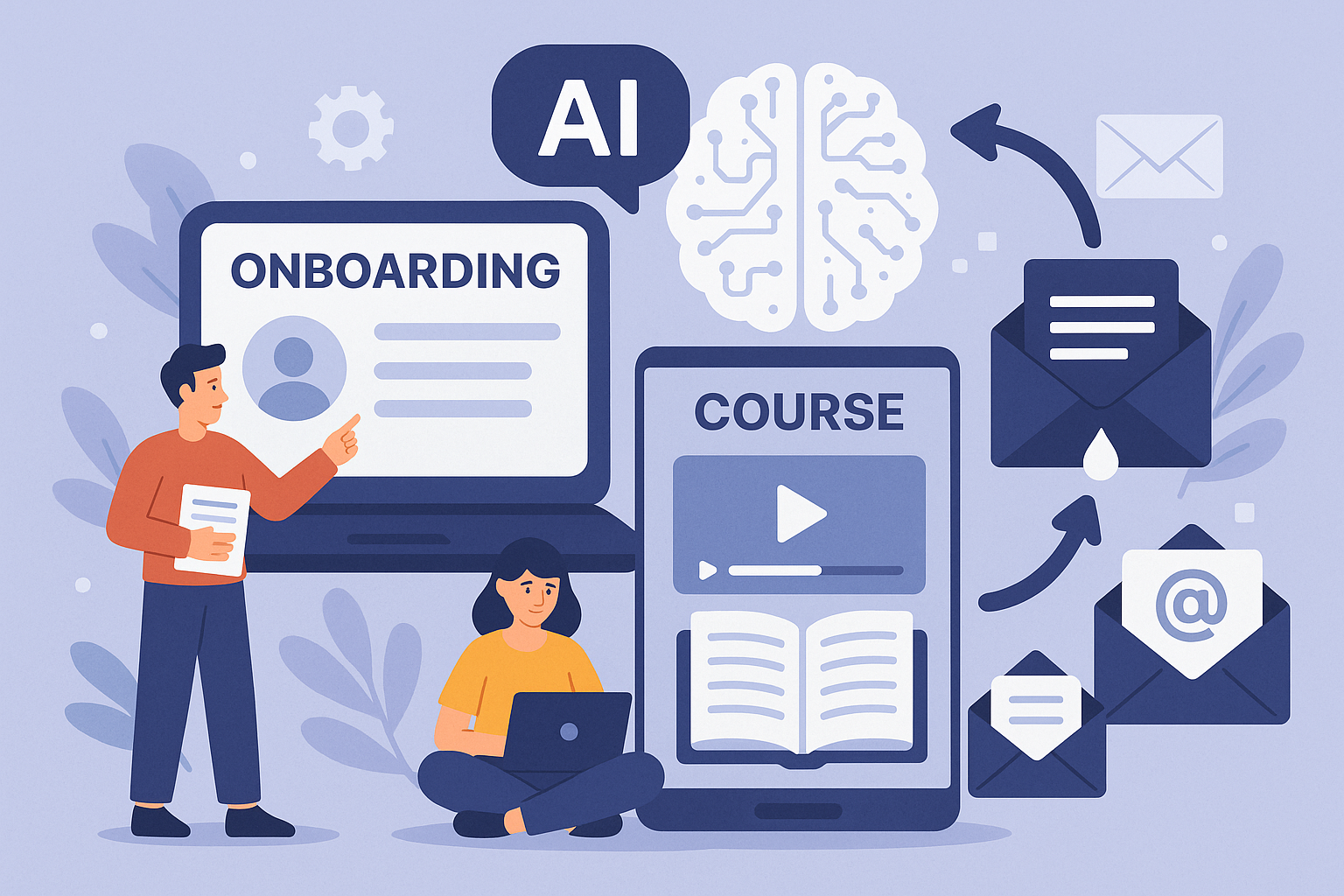 A person and person using laptops and a computerAI-generated content may be incorrect.