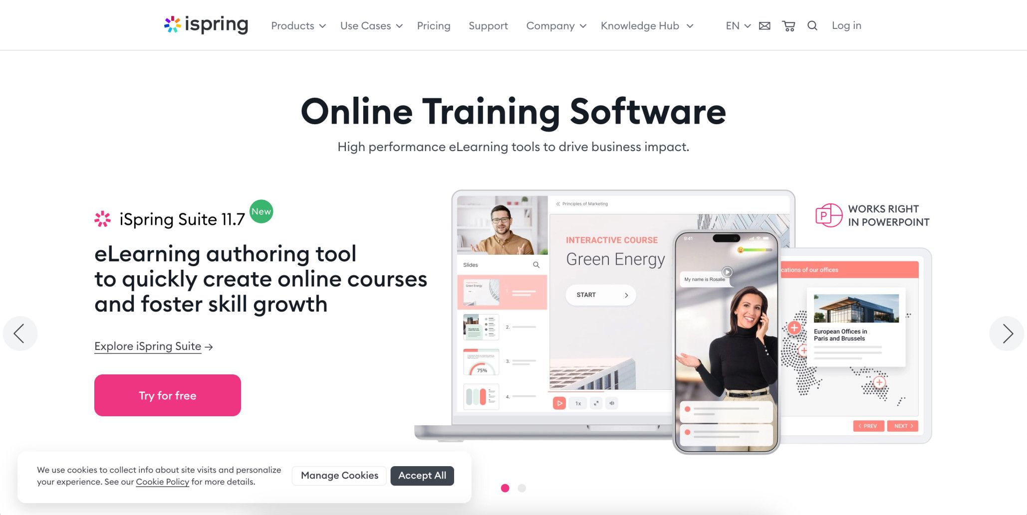 iSpring-Learn LMS for training