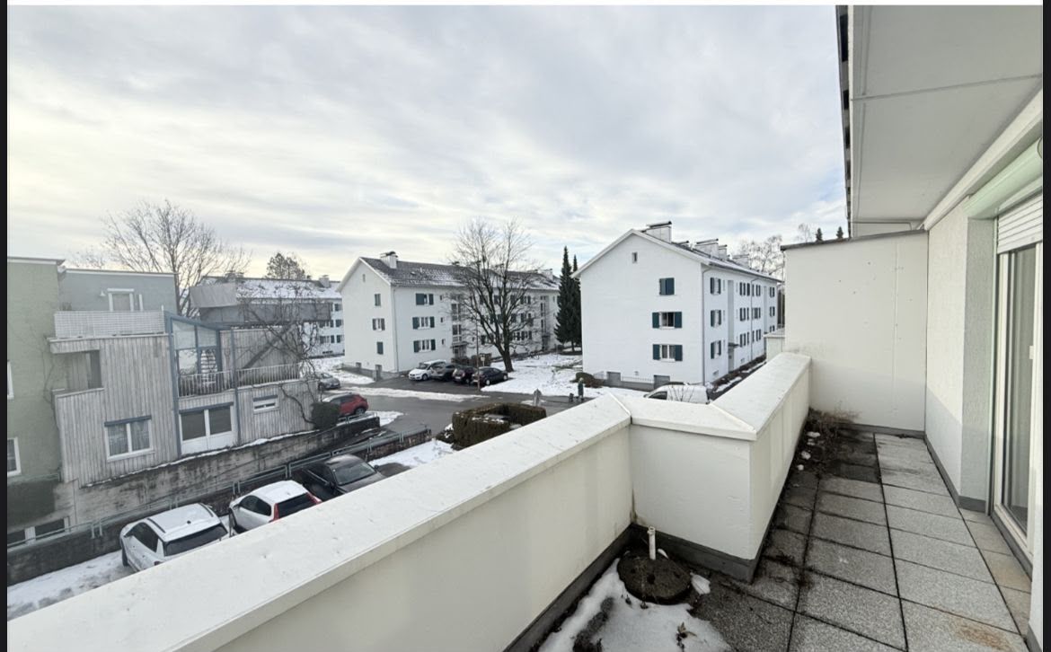 Ausblick aus dem Balkon