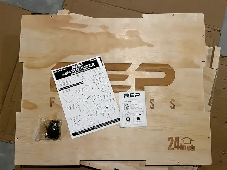 Rep Fitness Wooden Plyo Box - Unassembled