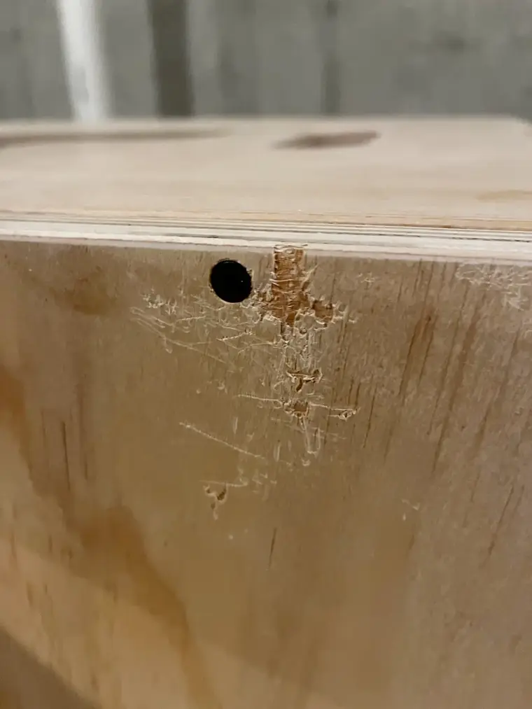 Plyo box shipping damage