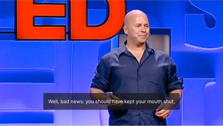 Derek Siver's 2010 Ted Talk Screenshot