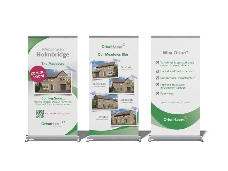 Banners for new housing development
