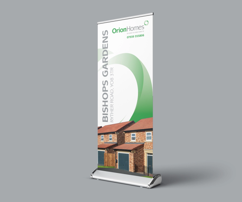 Pull Up Banner For Their Reception